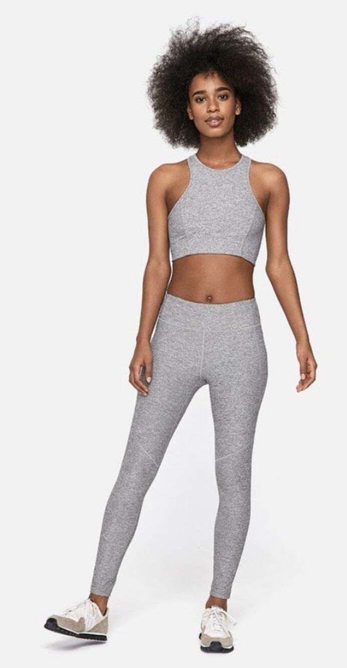 OUTDOOR VOICES Gray 7/8 Warmup Legging // S - Picture 1 of 5